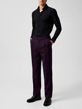 BNWT AW25 ETRO PURPLE PAISLEY PANTS 48